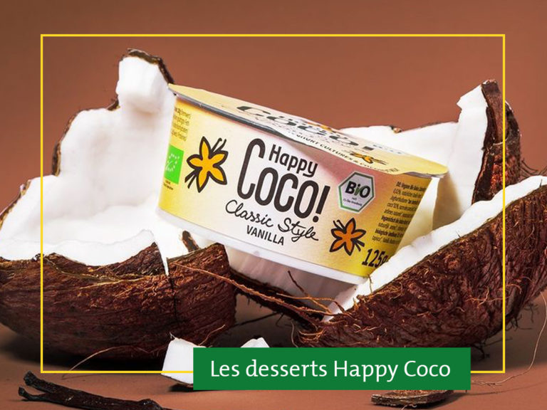 Le dessert végétal au lait de coco bio d’Happy Coco