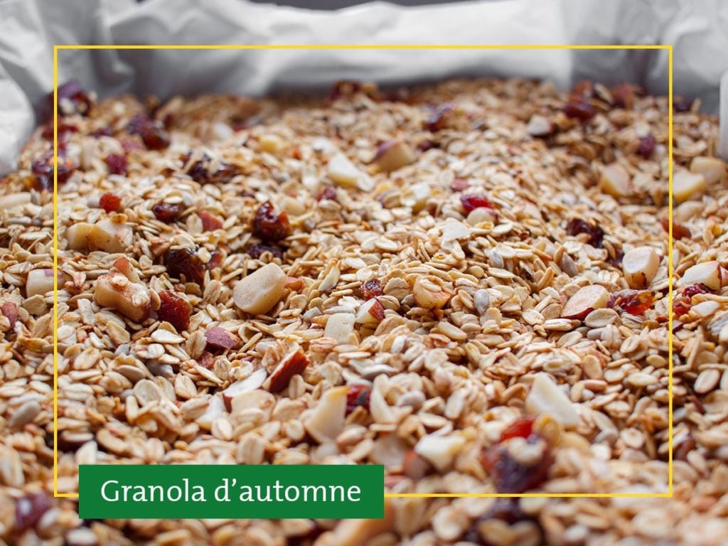 Recette Granola Automne