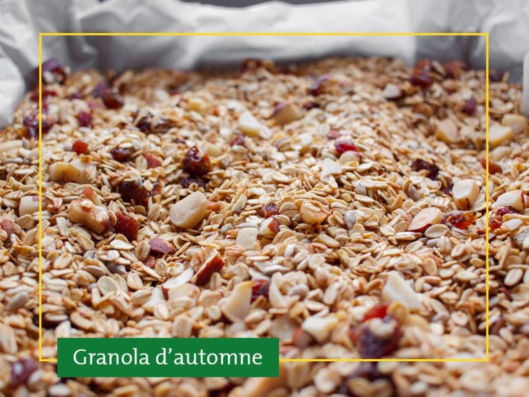 Une recette Granola spécial automne !
