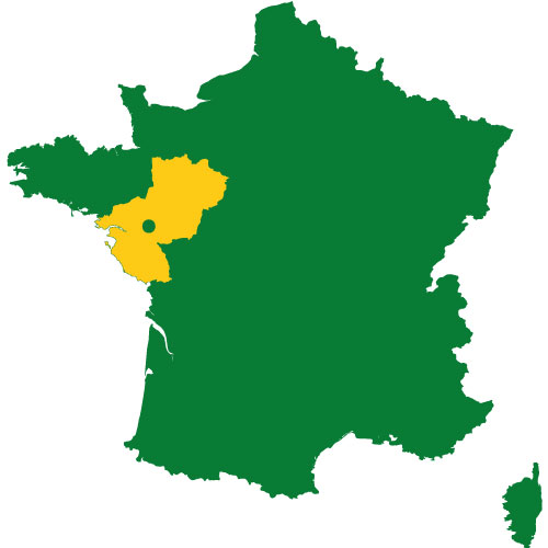 Carte de France Côteaux Nantais
